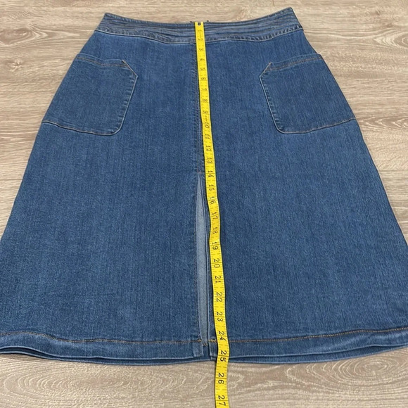 Universal Thread 70’s style high waisted jean skirt with pockets 8 - Picture 11 of 14